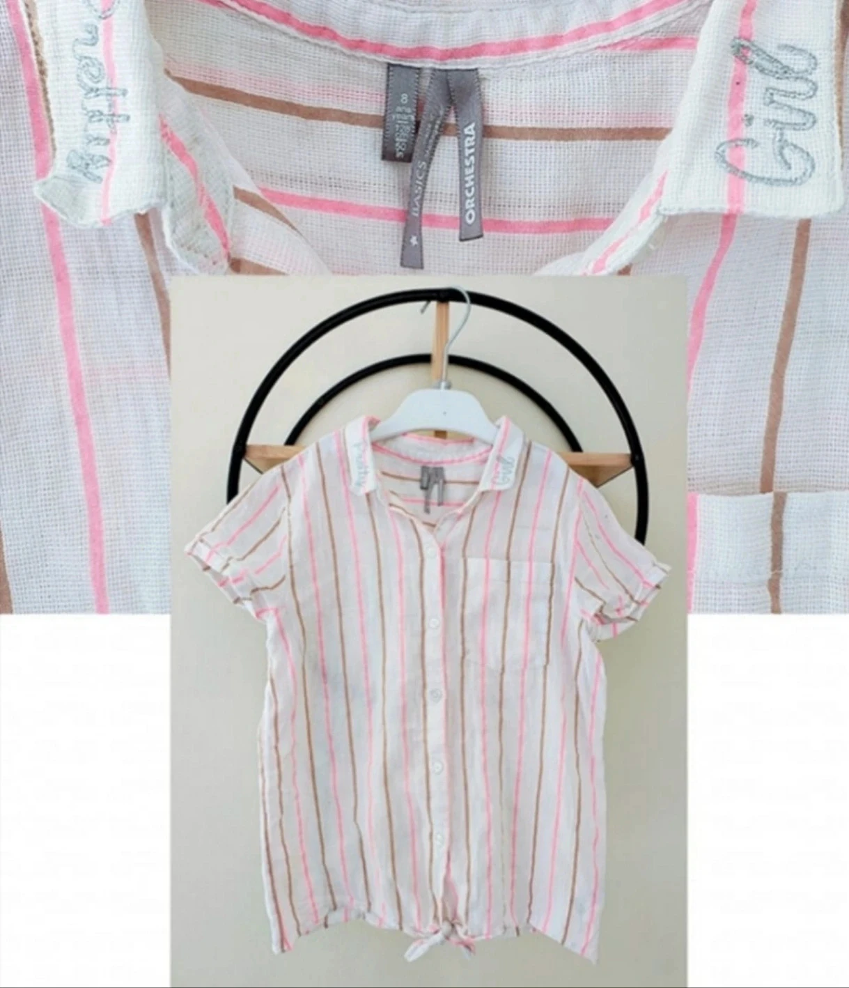 8 ans chemise été orchestra